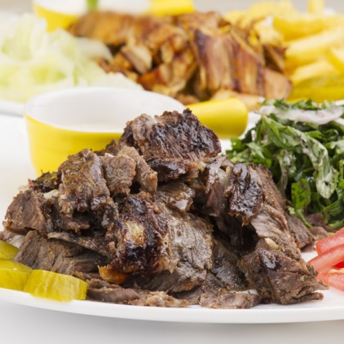 Schawarma Arabia Teller Kalbfleisch