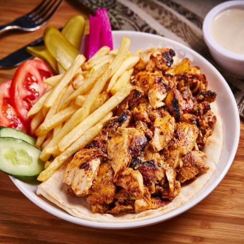 Schawarma Teller Hähnchen