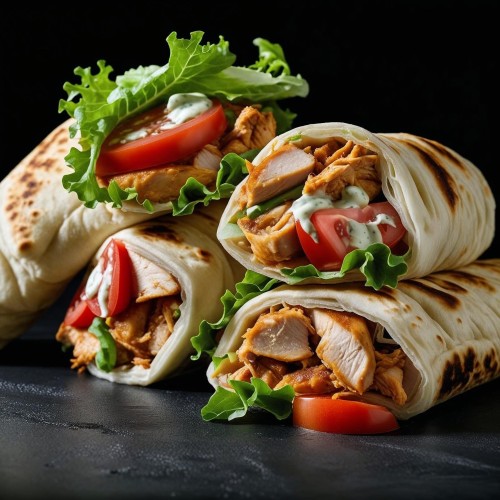 Schawarma Rolle Hühnchen