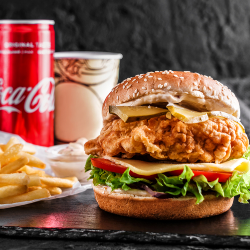 Chicken Burger Menü
