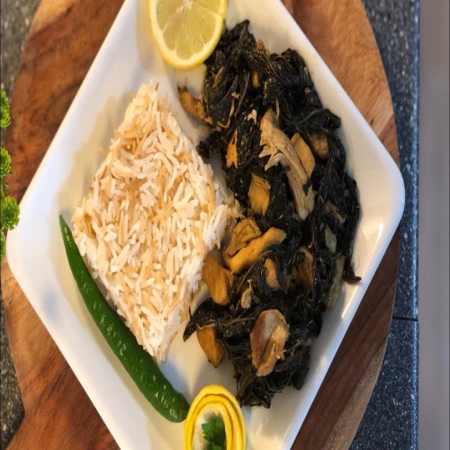 وجبة ملوخية ورز
