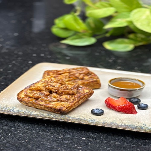 فرنش توست التفاح والكراميل